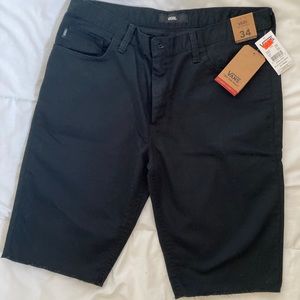 New Vans Black Shorts Size 34